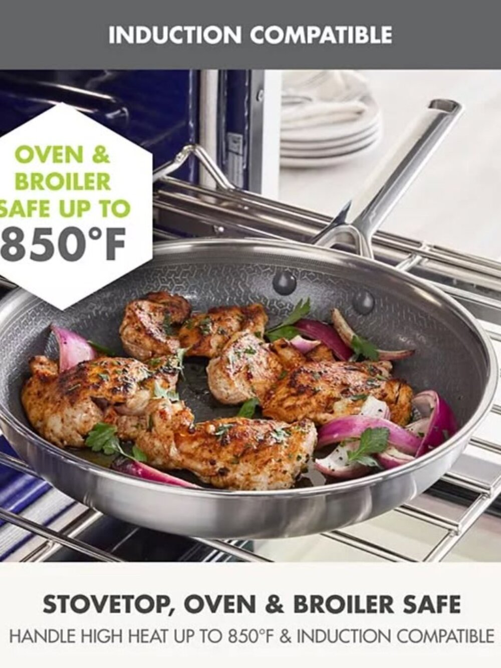 VERY HIGHLY RATED-!!!  Apex Hybrid Non-Stick Frypan